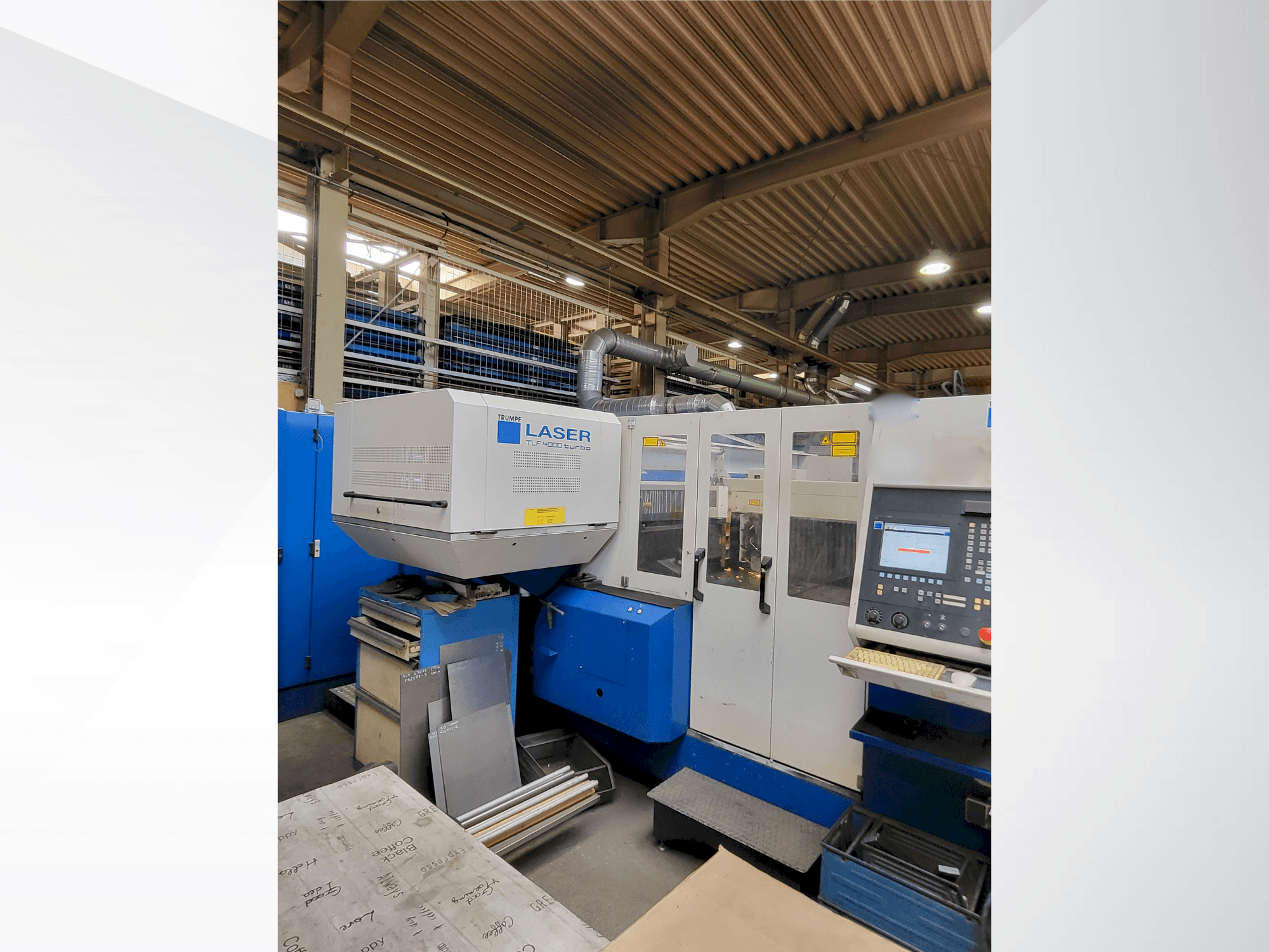 Mašīnas TRUMPF Trumatic L3030 4KW (CO2)  pretskats