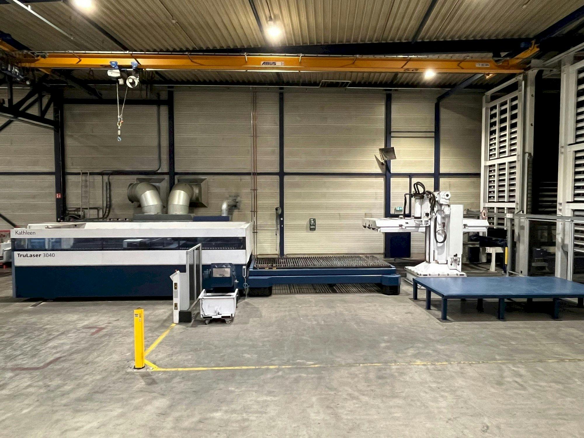 Mašīnas Trumpf TruLaser 3040 6kW CO2 + Liftmaster  pretskats